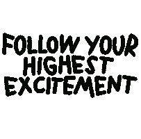 Follow Excitement Sticker