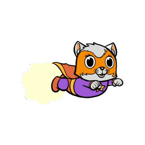 Super Cat Hero Sticker by DIKKA