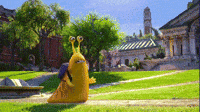 monster inc running GIF
