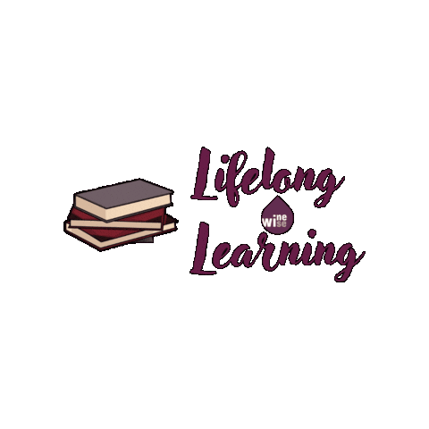 Lifelong Learning Sticker by WineWise