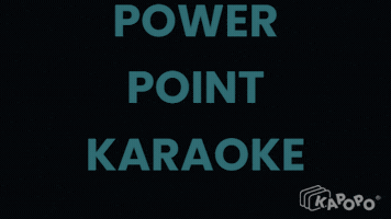 Slide Presentation GIF by KAPOPO - PowerPoint Karaoke