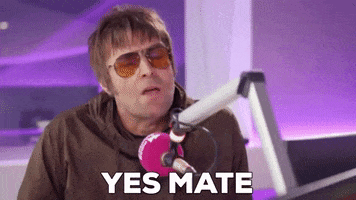 Liam Gallagher Yes GIF by AbsoluteRadio