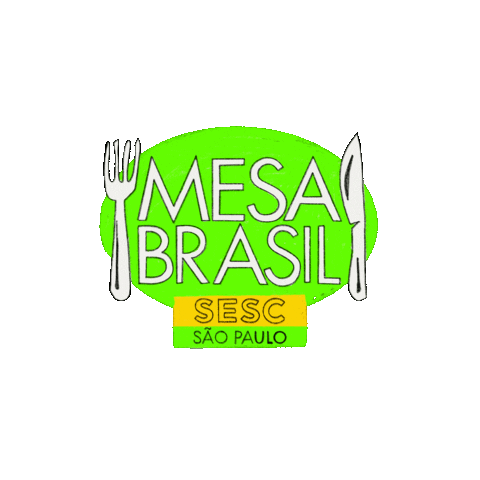 Mesa Brasil Sticker by Sesc Sorocaba