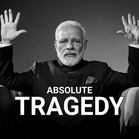 Sad Narendra Modi GIF