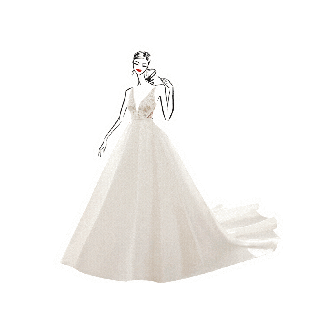 Wedding Dress Bride Sticker by Rosa Clara PH
