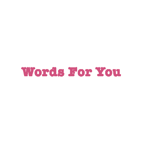 Wfy Sticker by Words For You