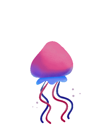 Loop Jellyfish Sticker