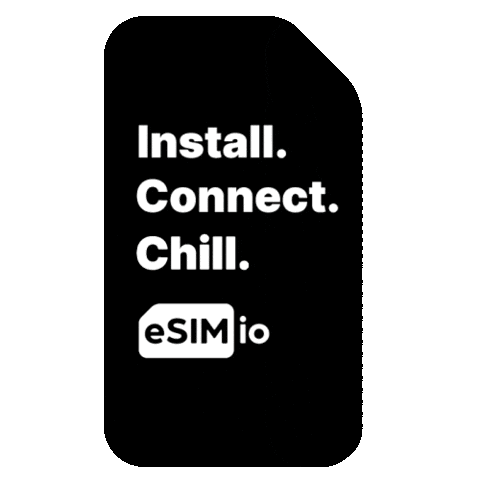 Chill Esim Sticker by Teknasyon