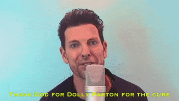 Dolly Parton Reaction GIF by Chris Mann