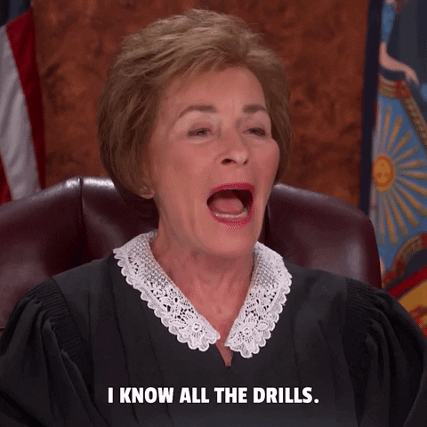 Know The Drill GIF by Judge Judy