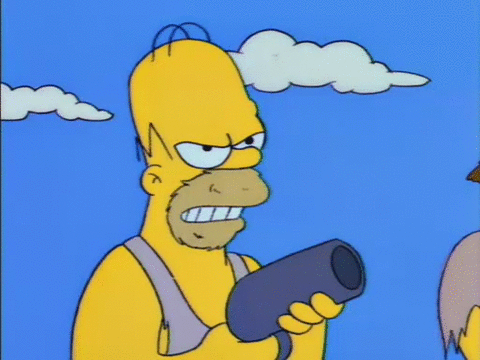 The Simpsons Flare GIF