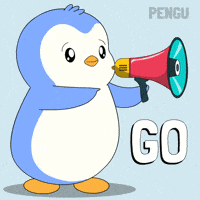 Lets Go GIF by Pudgy Penguins