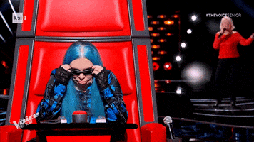 The Voice Sunglasses GIF by The Voice of Italy