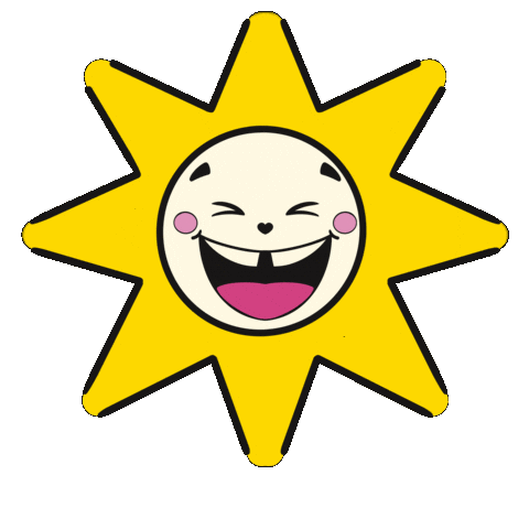 Happy Sun Sticker
