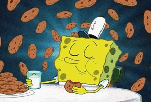 Hungry Cookie GIF by SpongeBob SquarePants