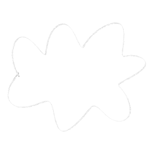 Cloud Circle Sticker