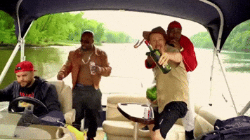 yacht party gif