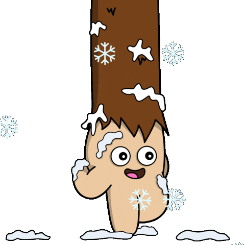 Snowing Snowflakes Sticker by Bored On Chain