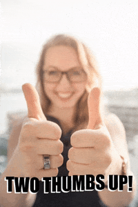 Two-thumbs-up GIFs - Get the best GIF on GIPHY Two-thumbs-up GIFs - Get the best GIF on GIPHY