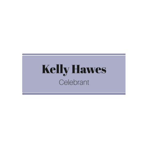 Kelly H Celebrant Sticker