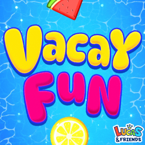 Summer Time Vacation GIF by Lucas and Friends by RV AppStudios