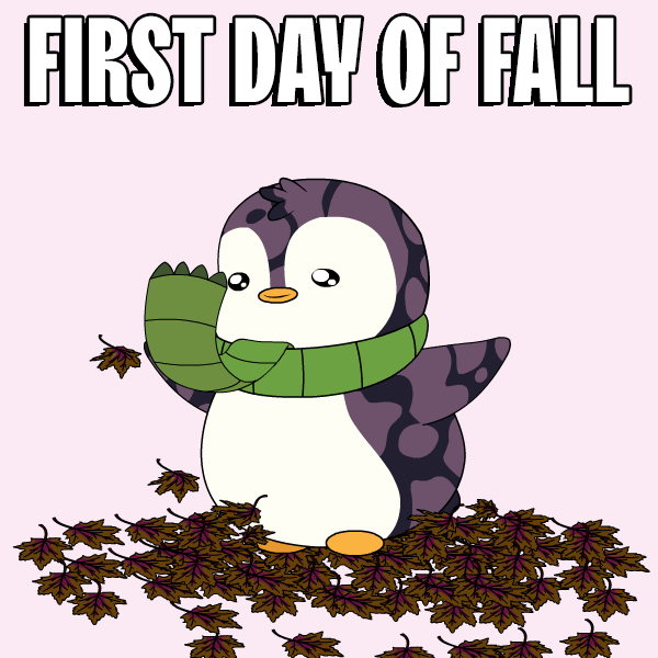 Happy Fall Season GIF by Pudgy Penguins