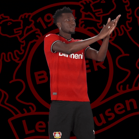 Happy Clapping GIF by Bayer 04 Leverkusen
