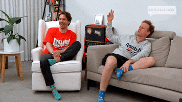 Clap Laughing GIF by Gogglebox Australia