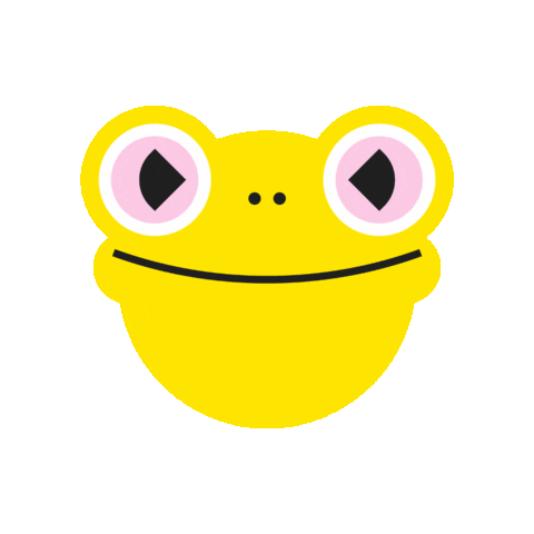 Smile Sticker by Leopard Frog