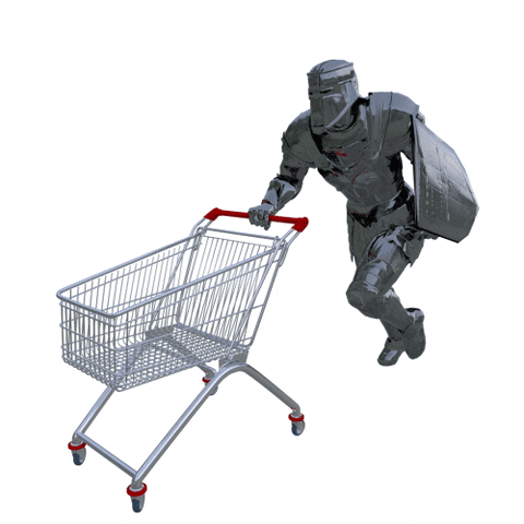 Shopping Knight GIF - Find & Share on GIPHY