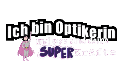 Ich Bin Optikerin Sticker by Blickschmiede