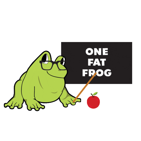 Fun Loop Sticker by One Fat Frog