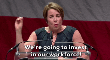 Maura Healey Labor GIF by GIPHY News
