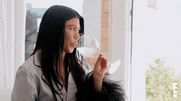 Kim Kardashian Drinking GIF by E!