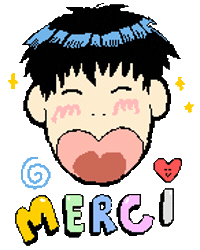 Happy Merci Sticker