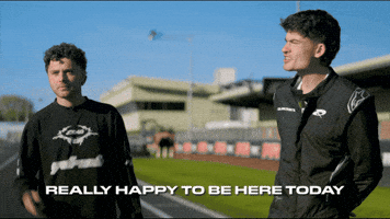 Sarcasm Happy To Be Here GIF by Quadrant
