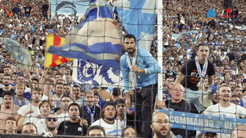 Happy Fans GIF by Olympique de Marseille