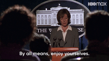 Enjoy Yourself The West Wing GIF by Max