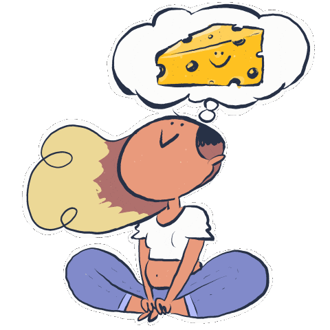 Cheese Brie Sticker