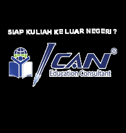 icaneducation logo blue education study GIF