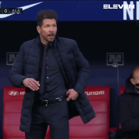 Atletico Madrid Coach GIF by ElevenSportsBE - Find & Share on GIPHY