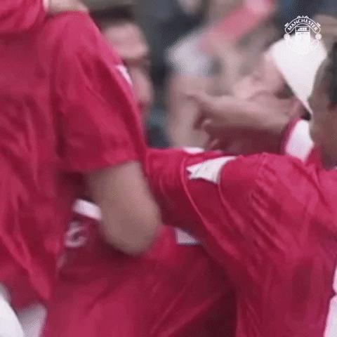 Happy Eric Cantona GIF by Manchester United
