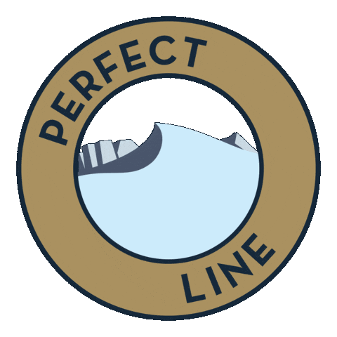 Freeride Perfect Line Sticker by Engelberg.Titlis