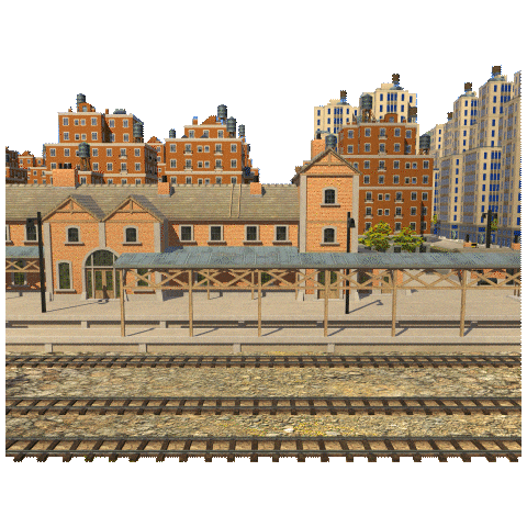 Train Station Sticker by Pixel Federation