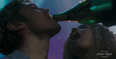 Champagne Partying GIF by Prime Video BR