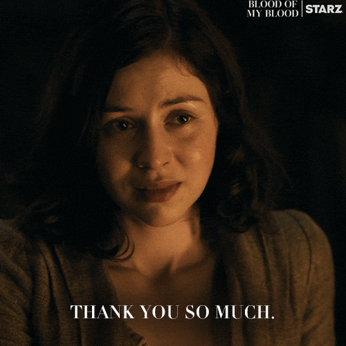 Hermione Corfield Thank You GIF by Outlander