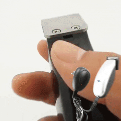 Mini Rechargeable Hair Trimmer GIF
