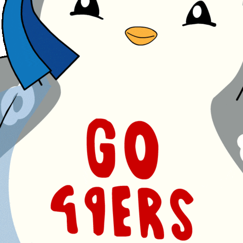 Go 49Ers Super Bowl GIF by Pudgy Penguins