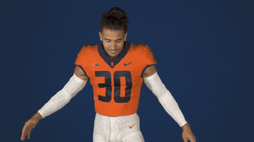 Here I Am Yes GIF by Fighting Illini Athletics