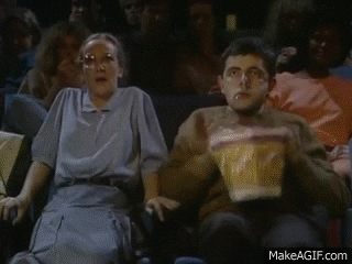 Scared Mr Bean GIF - Find & Share on GIPHY